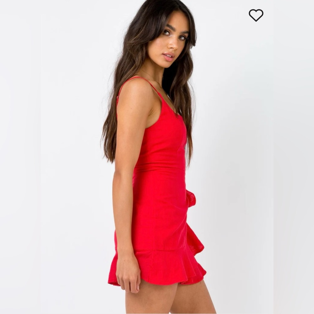Princess Polly Love Lane Red Mini Dress - Picture 3 of 10